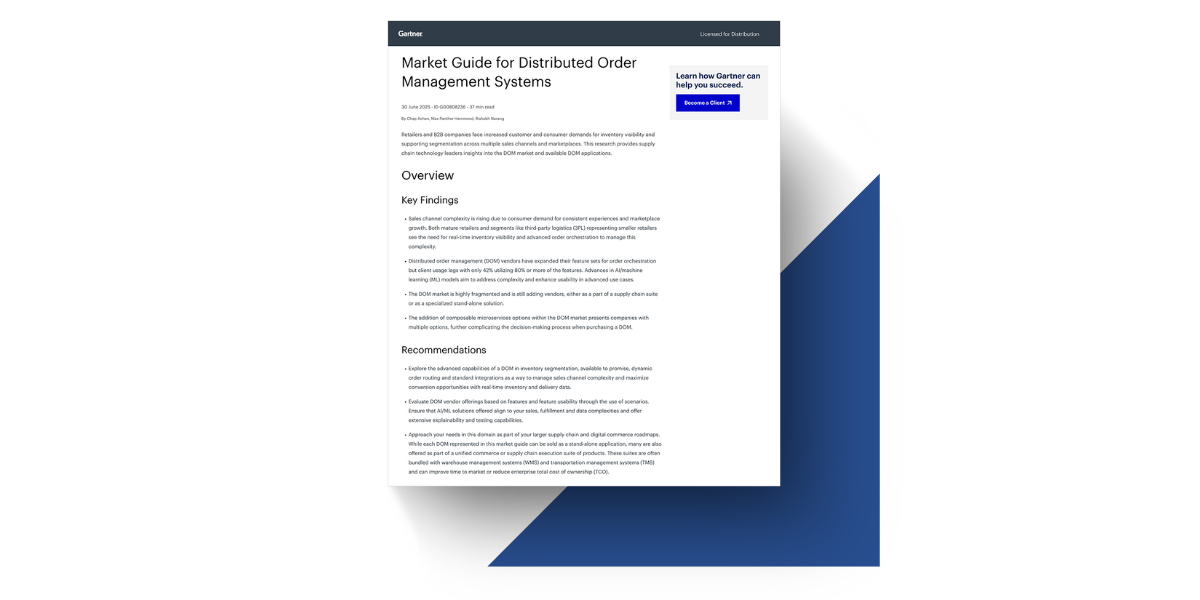 Gartner Market Guide DOM
